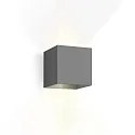 LED Outdoor Wall luminaire BOX 2.0, IP65, Up&Down, 6W 2700K 2x200lm, dimmable, dark grey