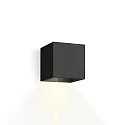 Udendørs wall luminaire BOX 1.0 Kubusform, justerbar, ensidig IP65, sort dæmpbar