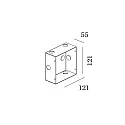 Installationshus ORIS 1.3 / RETO 1.3 - CONCRETE HOUSING skylle, sort