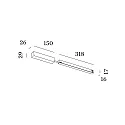LED driver STREX 48V overflademonteret version, sort