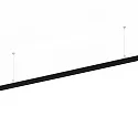 STREX SYSTEM LED Pendant track INDIRECT, 48V, 29W 3000K, DALI controllable, 300cm, black