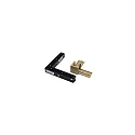 L-tilslutning STREX 48V mekanisk, champagne, sort