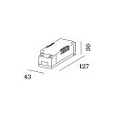 Wever & Ducré LED Driver, IP20, 350mA, 30W, not dimmable