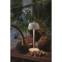 Zafferano Batteri bordlampe CIRCE IP65, hvid mat dæmpbar