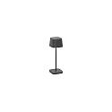Batteri bordlampe OFELIA MICRO IP65, mørkegrå dæmpbar