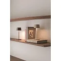 Batteri bordlampe OFELIA MICRO IP65, mat, sandy dæmpbar